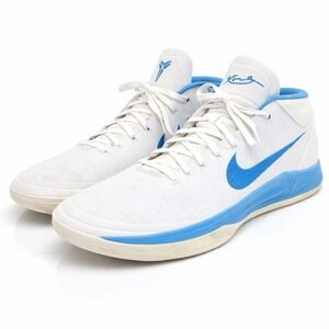 Nike Kobe AD Mid TB White Blue Basketball Shoes Mens 14.5 Kobe AD 942521-103